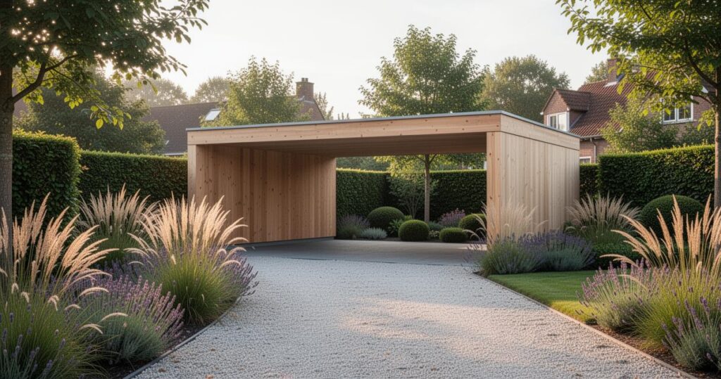 Comment intégrer harmonieusement un carport dans l&rsquo;aménagement de son jardin ?